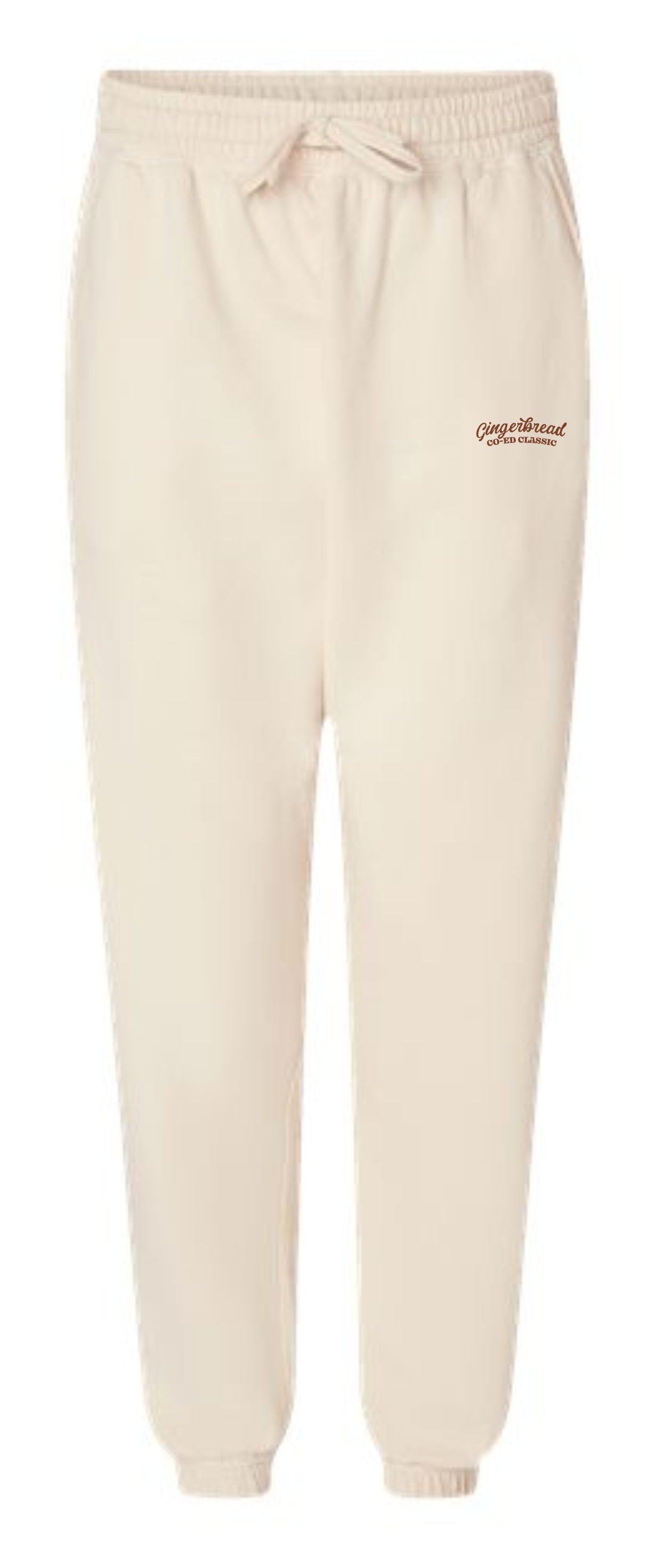 Garment Washed Embroidered Lounge Joggers