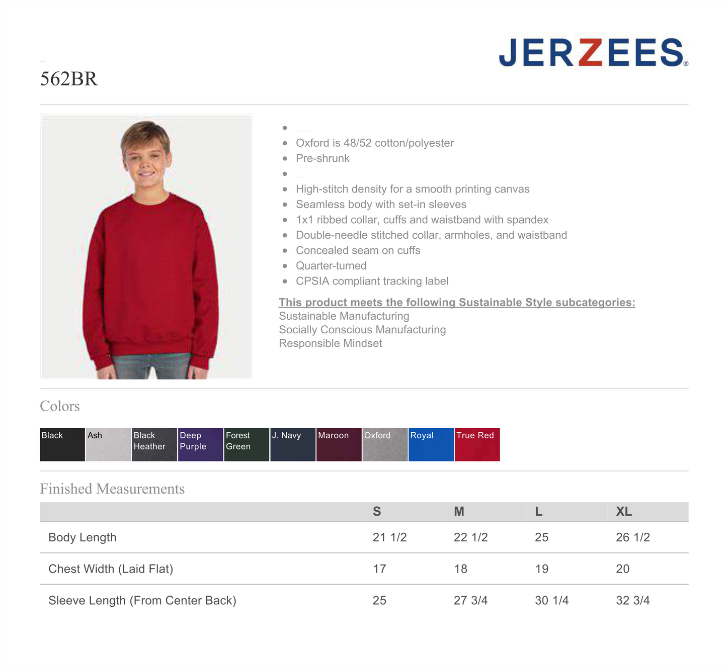 2024 JH BASKETBALL YOUTH JERZEES NUBLEND SWEATSHIRT