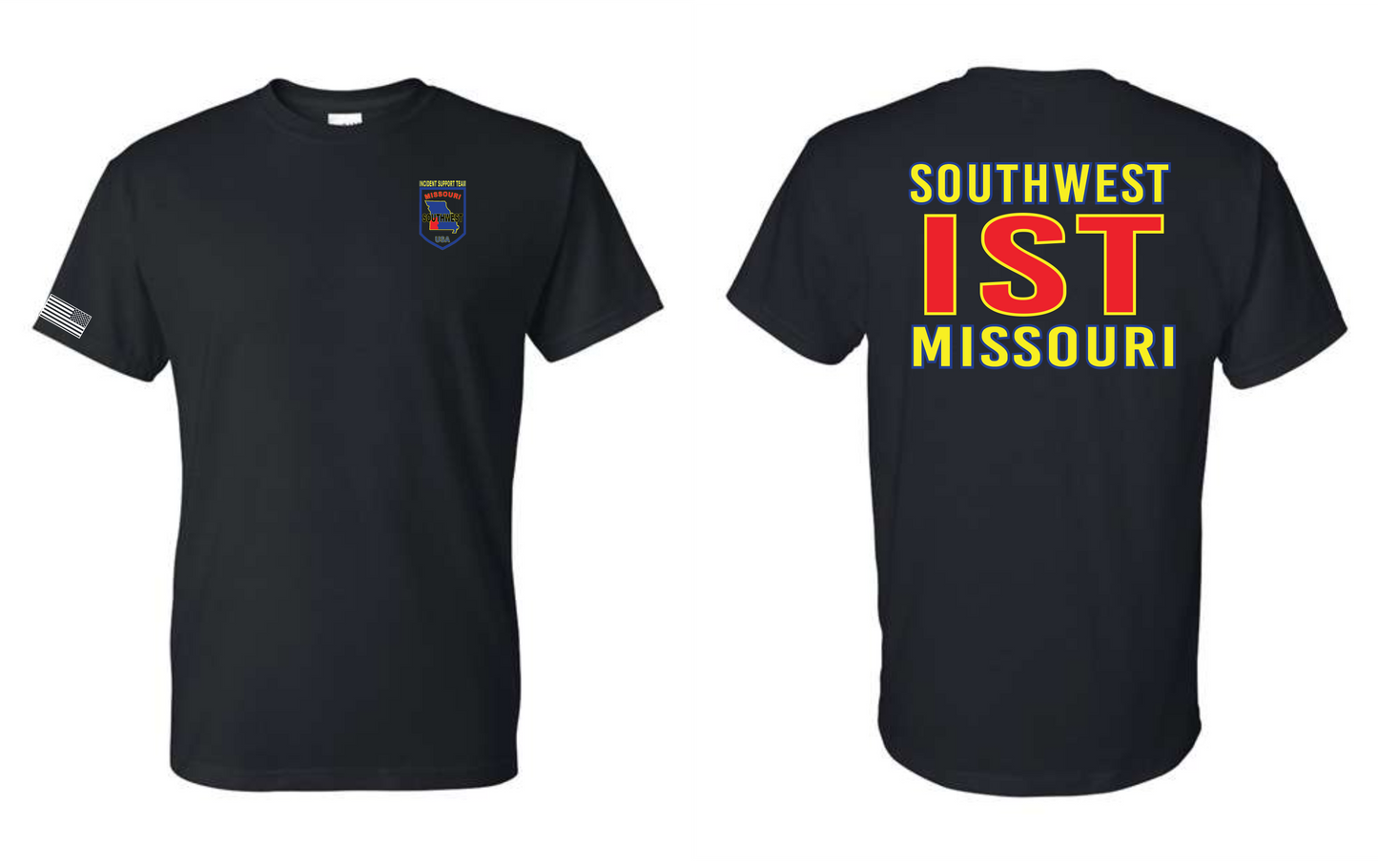 Gildan IST T Shirt with Flag