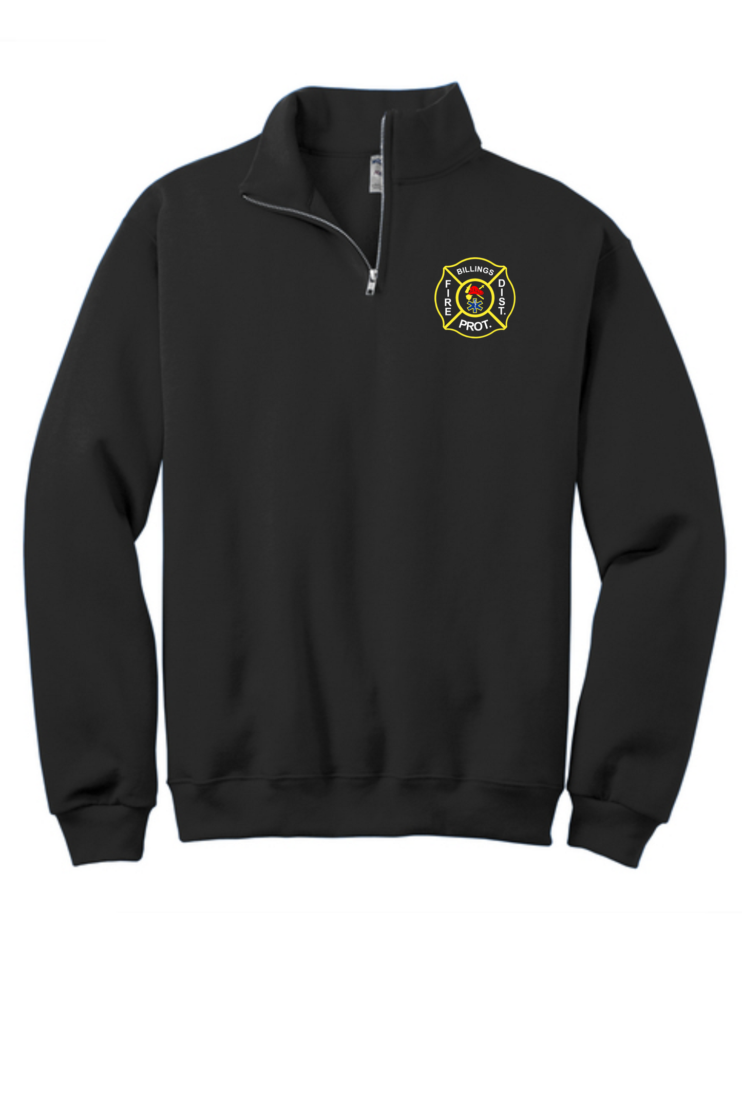 Cadet Collar 1/4 Zip Pullover (EMBROIDERED LOGO)