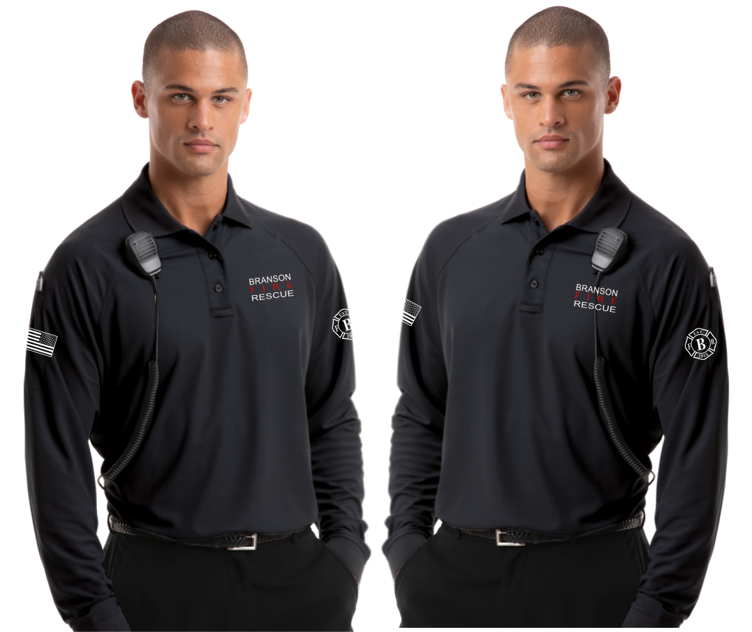Blue Generation Long Sleeve Polo without IAFF