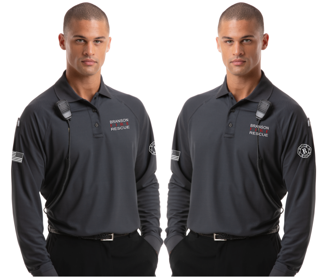 Blue Generation Long Sleeve Polo without IAFF