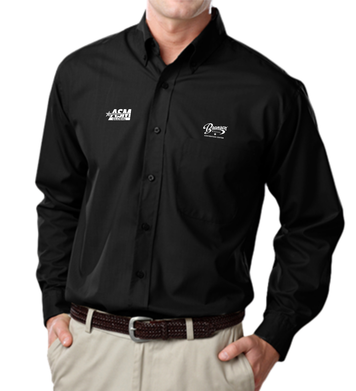 Men's Long Sleeve Poplin Shirt