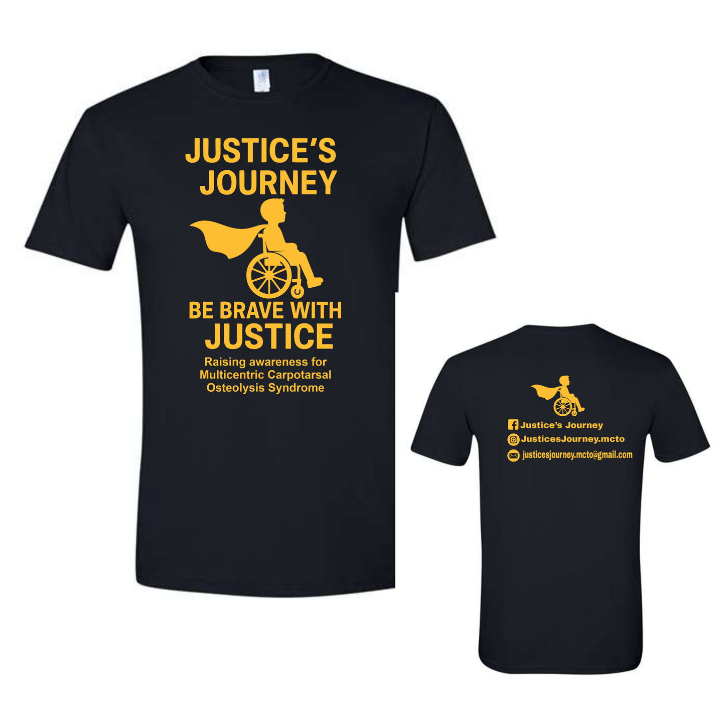 Adult and Youth Black Tee