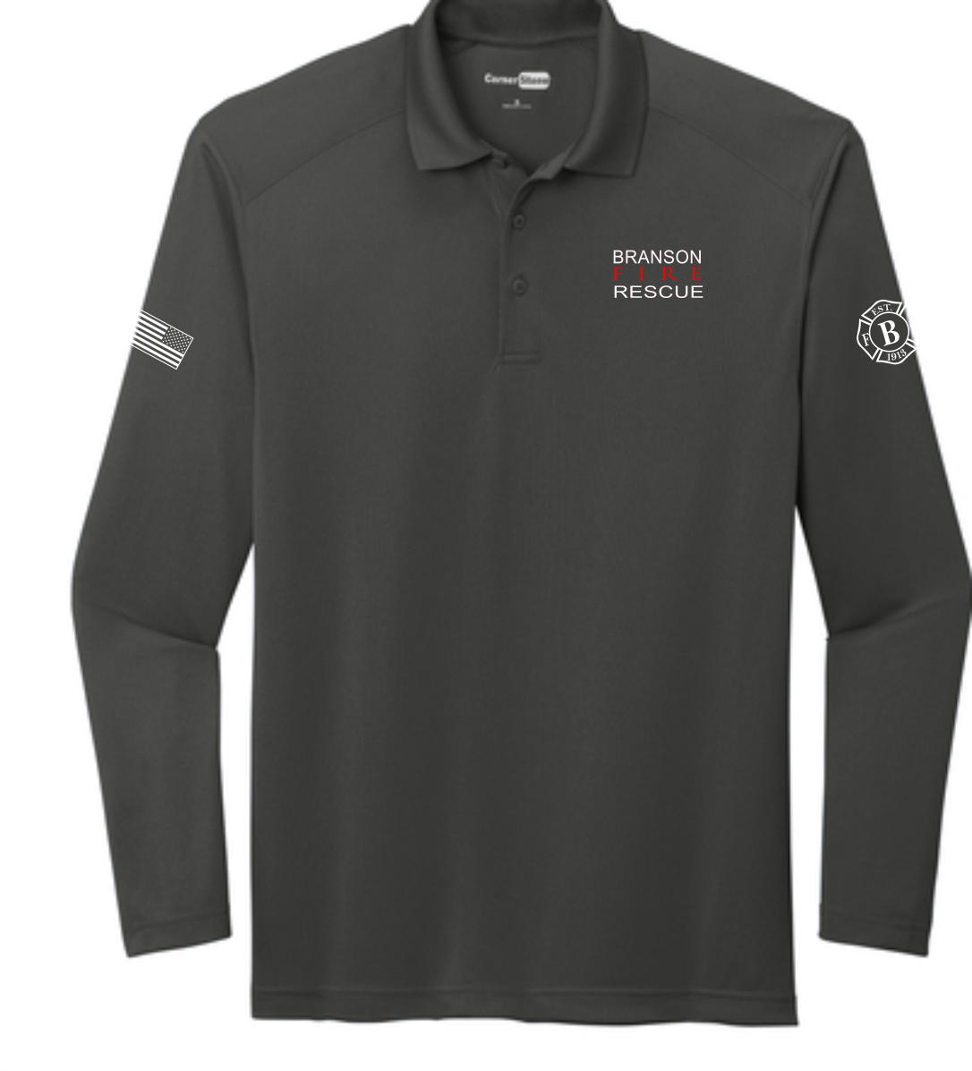 Lightweight Long Sleeve Polo with BFR Maltese