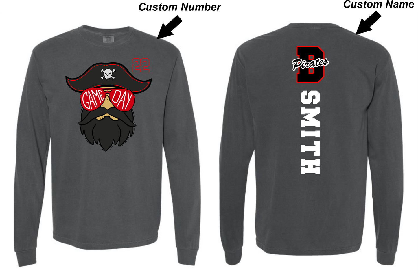 Adult L/S Custom Tee