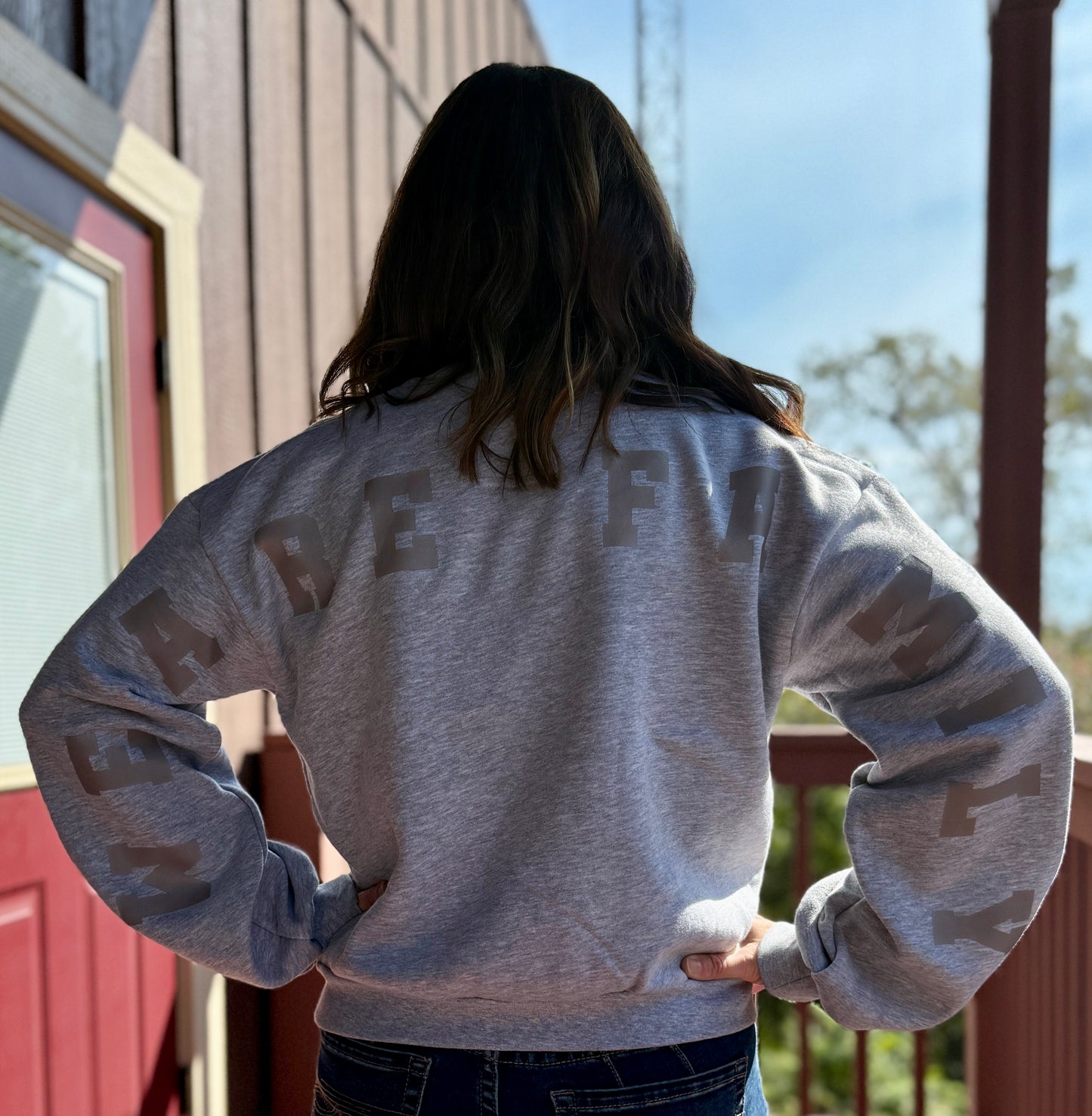 Women's Oversized Print Sweatshirt