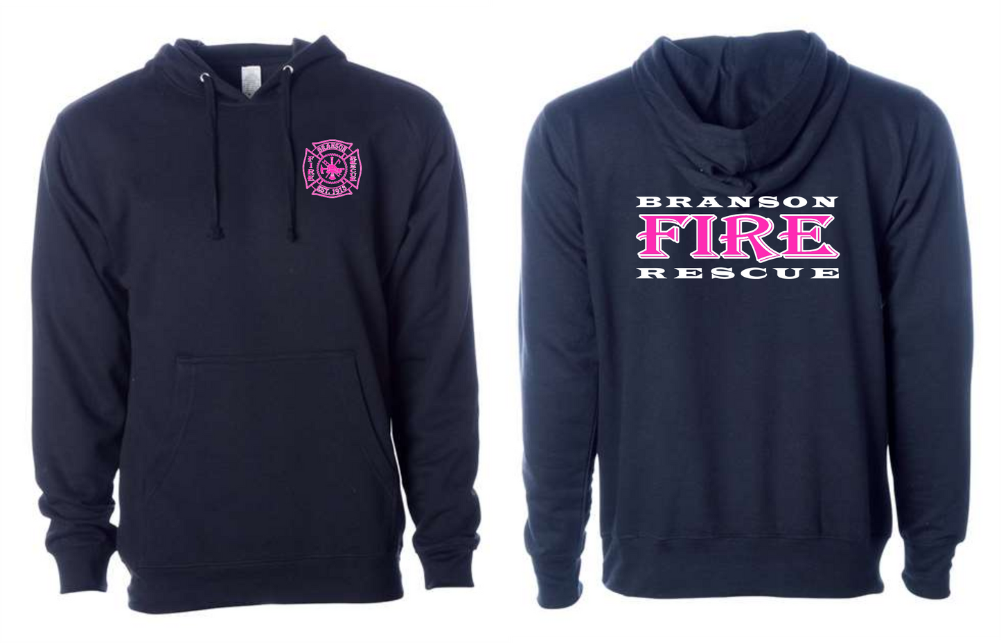 Breast Cancer Awareness-Independent Trading Co. Hooded Sweatshirt