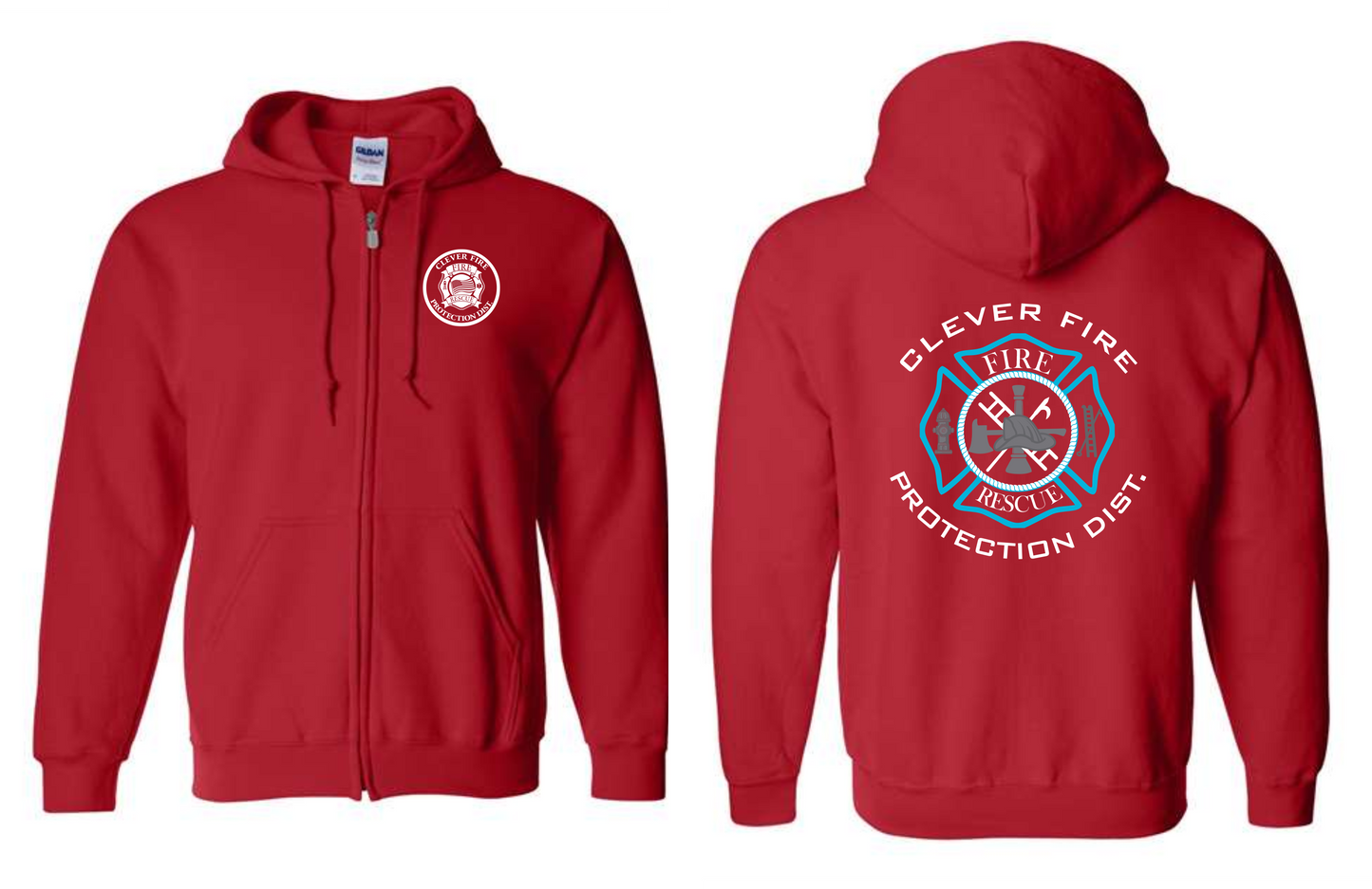 Officers Zip Up Hoodie