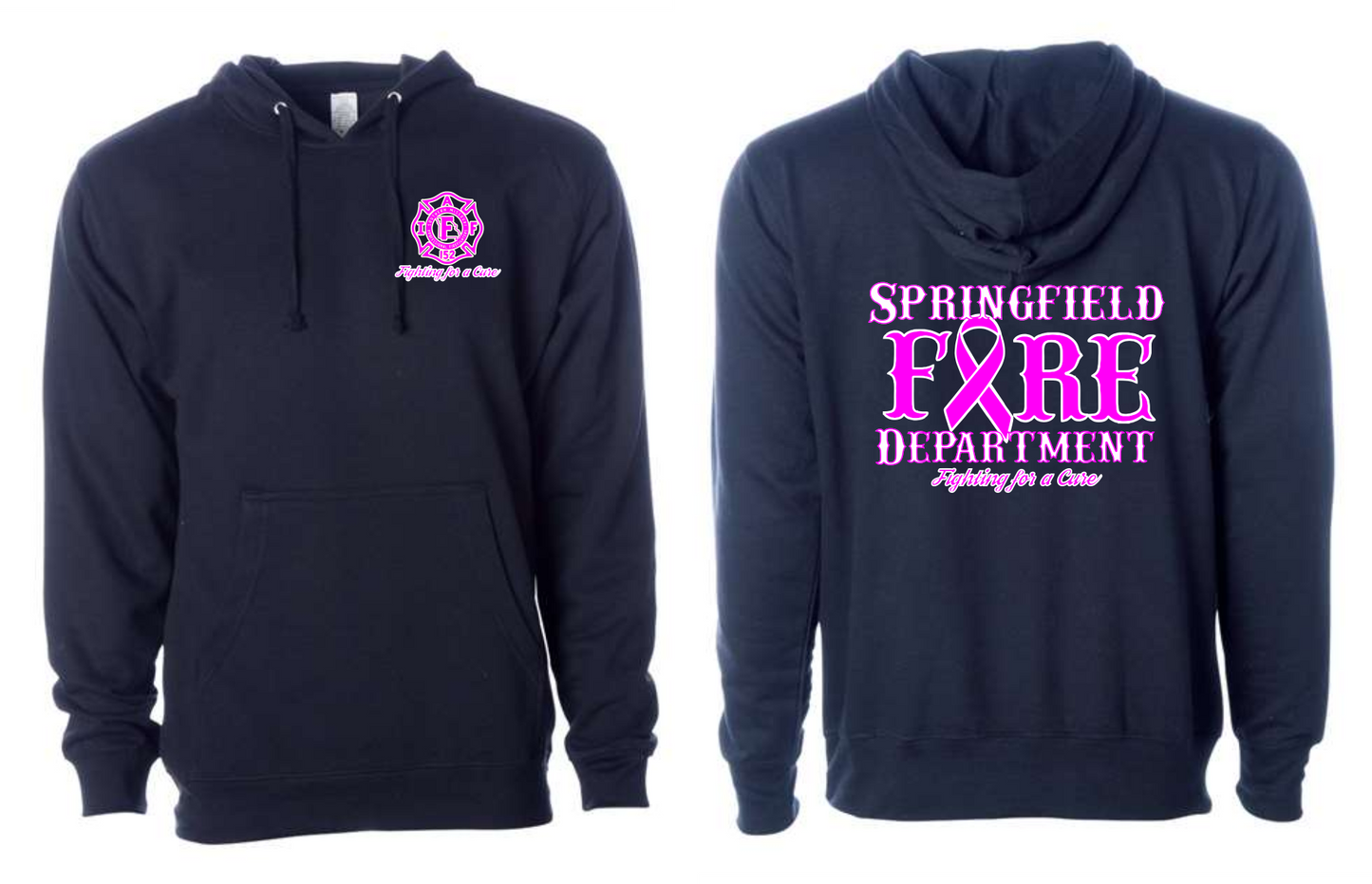 SFD Breast Cancer Hoodie-Navy