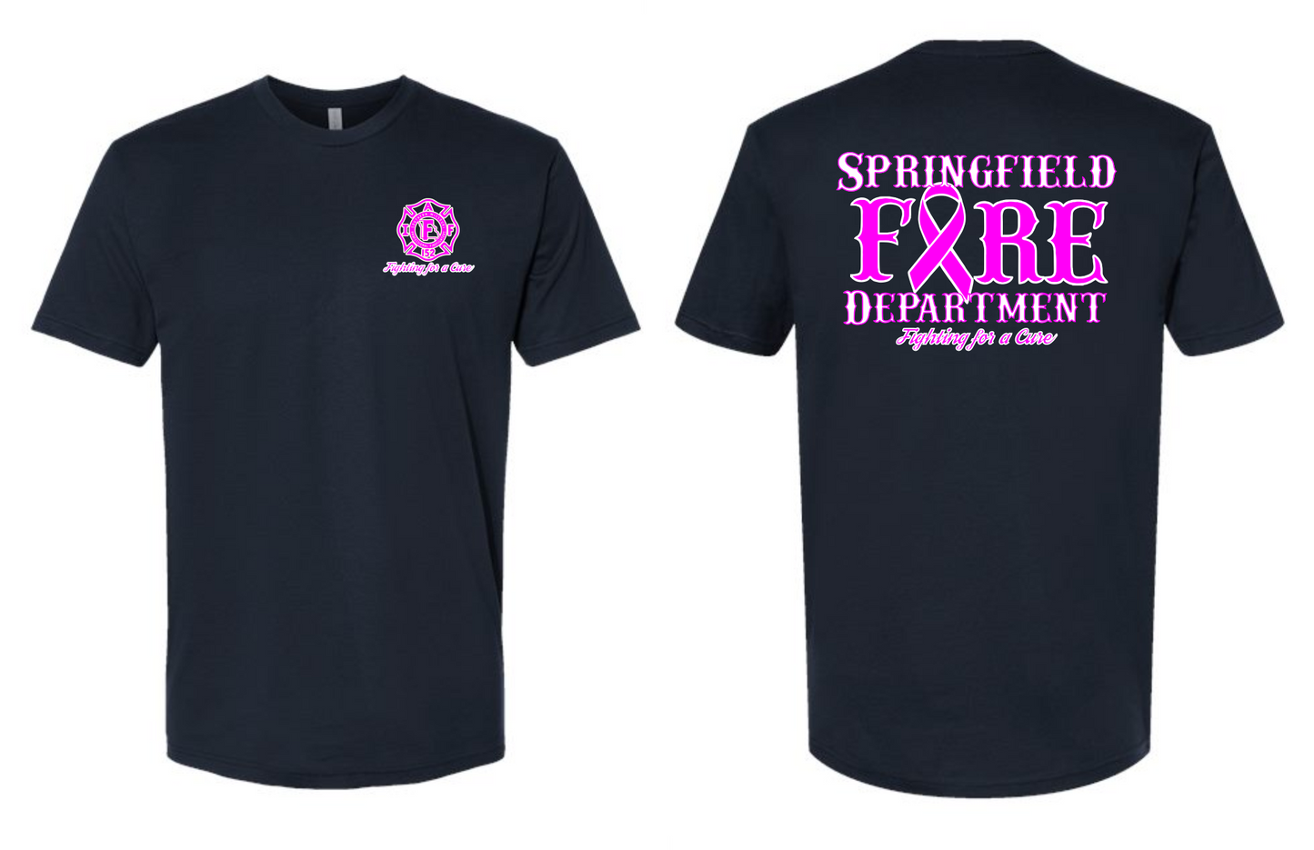SFD Breast Cancer Tee- Navy