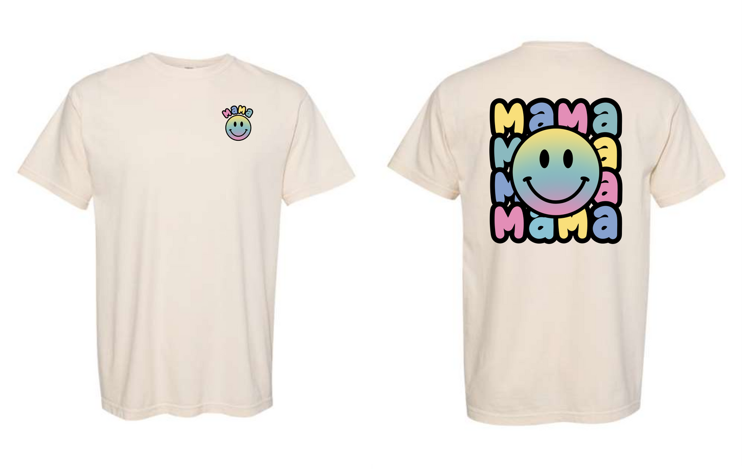 Comfort Colors rainbow Mama Tee