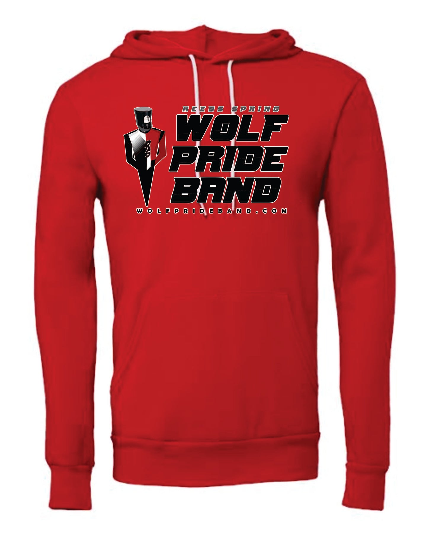 Red Wolf Pride Band Hoodie