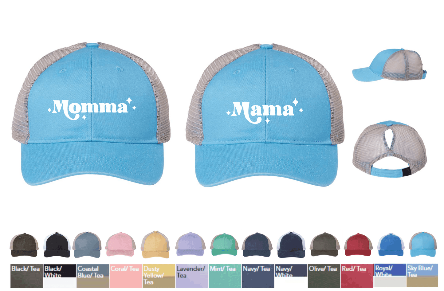 Retro Ponytail Mom Hat