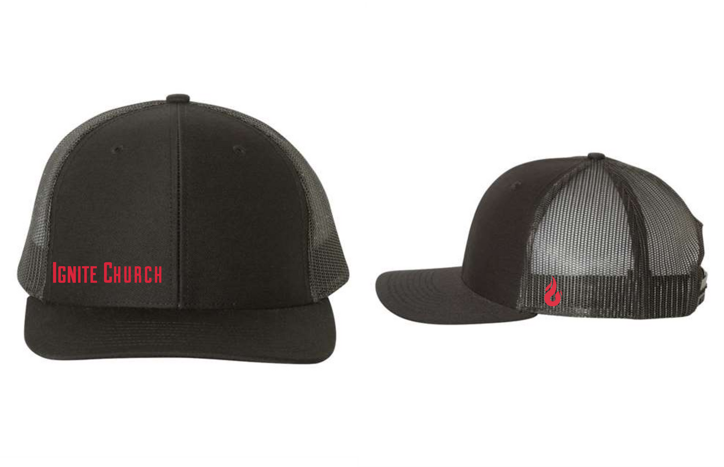 Structured Mesh Snapback Trucker Cap