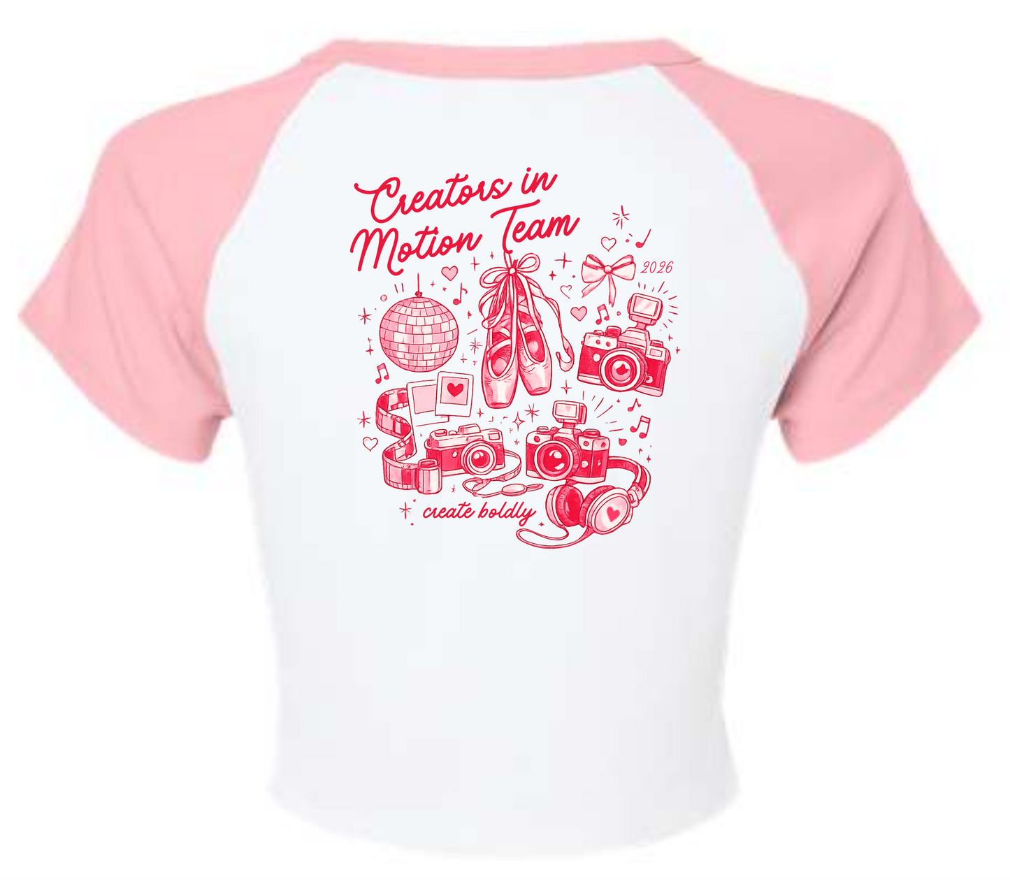 Women's Illustrated Raglan Baby Tee