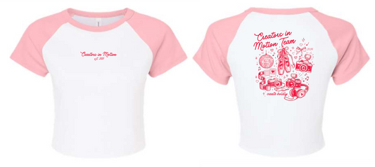 Women's Illustrated Raglan Baby Tee