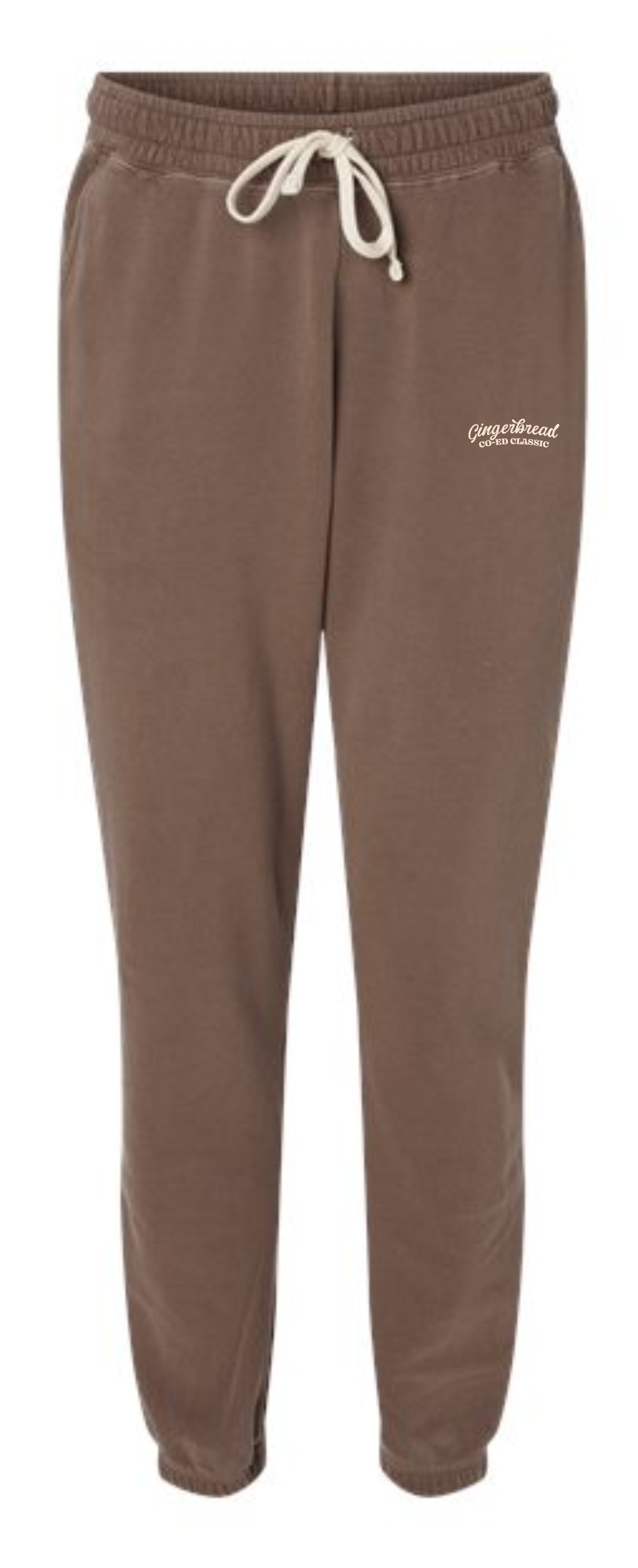 Garment Washed Embroidered Lounge Joggers
