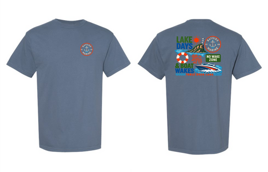 Lake Days Collage Tee