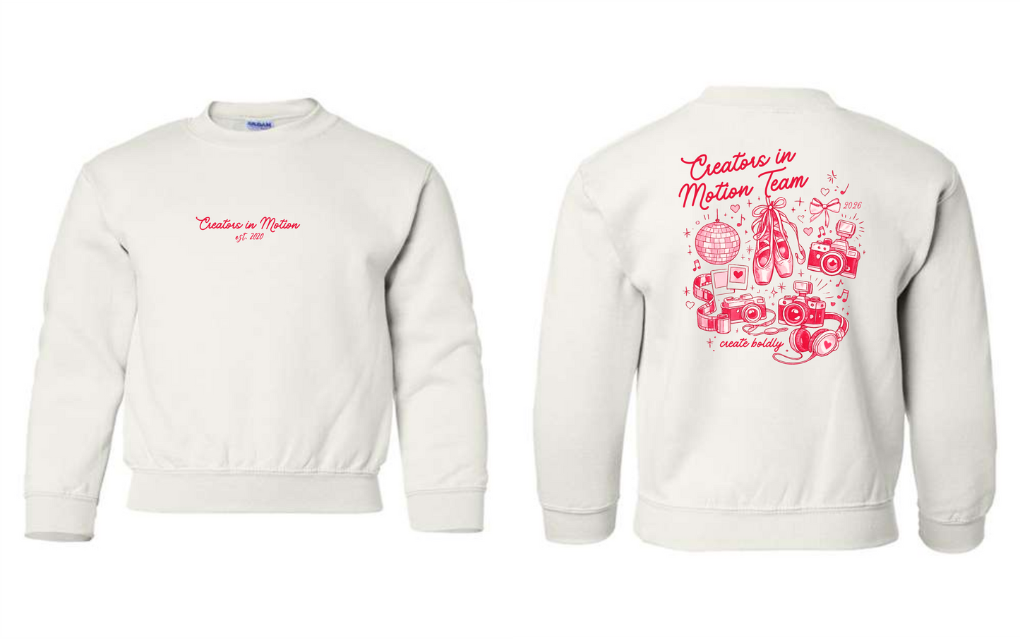 Youth Illustrated Crewneck Sweatshirt