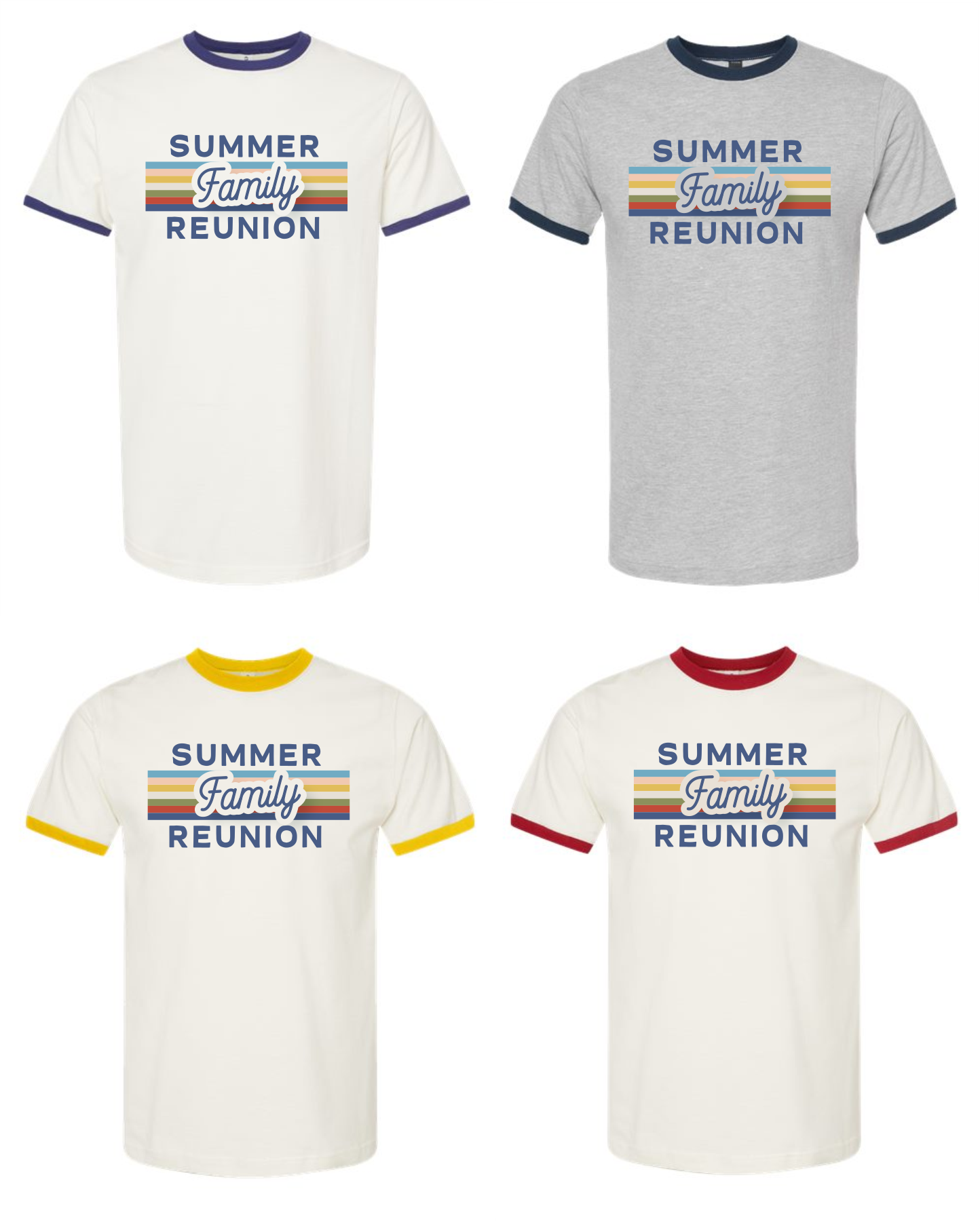 Summer Family Reunion Ringer Tee