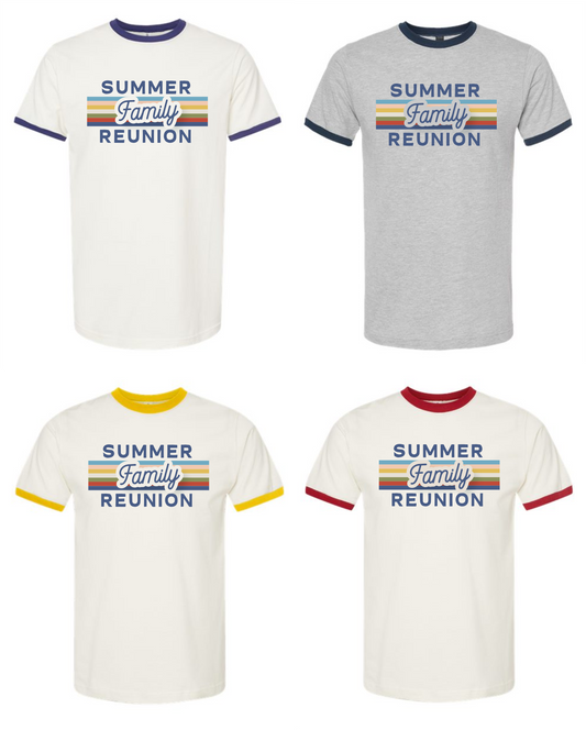 Summer Family Reunion Ringer Tee