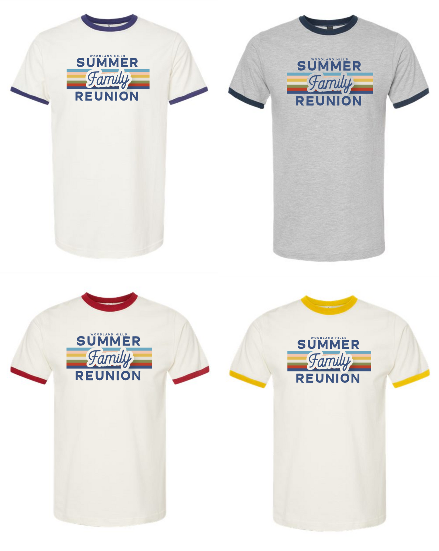 Summer Family Reunion Ringer Tee