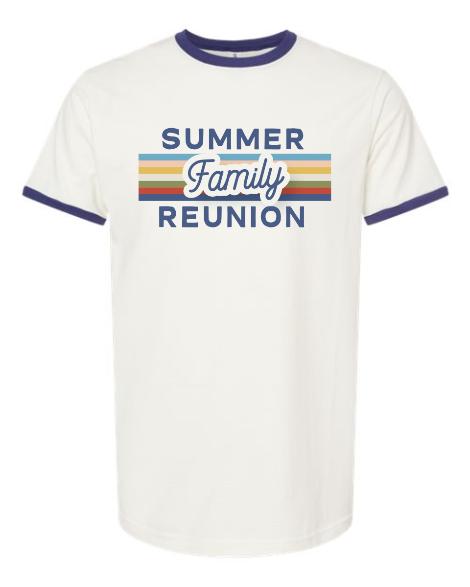 Summer Family Reunion Ringer Tee