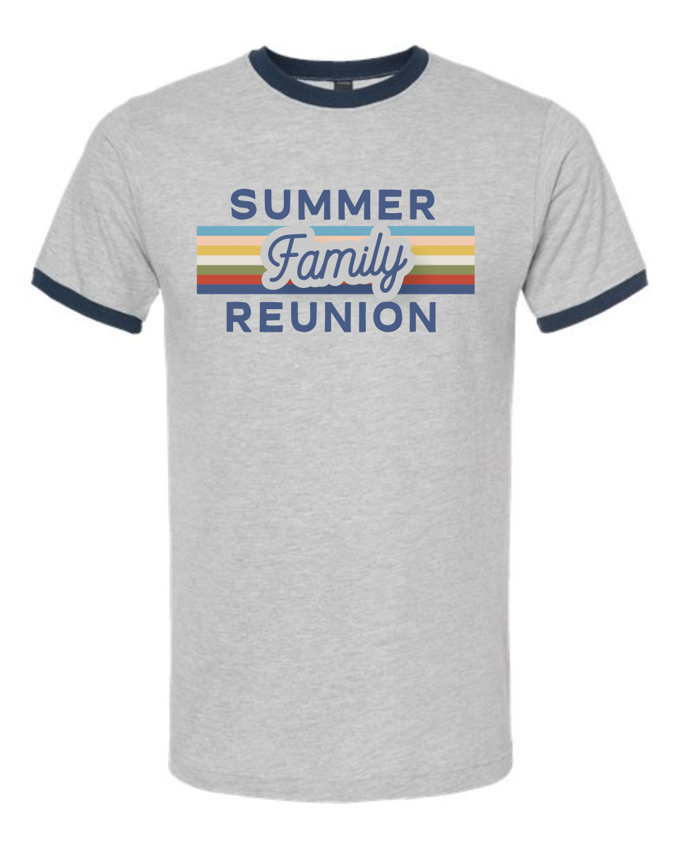 Summer Family Reunion Ringer Tee