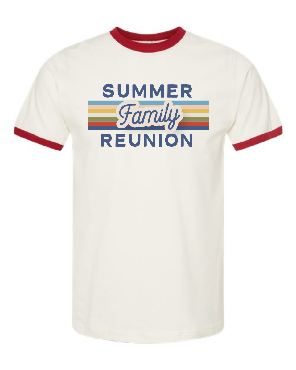 Summer Family Reunion Ringer Tee