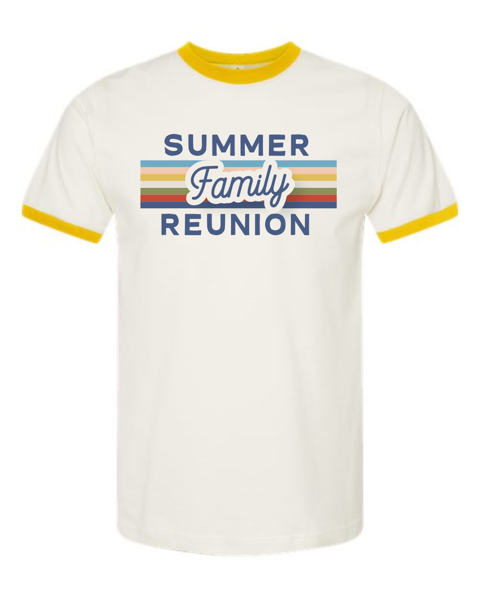 Summer Family Reunion Ringer Tee