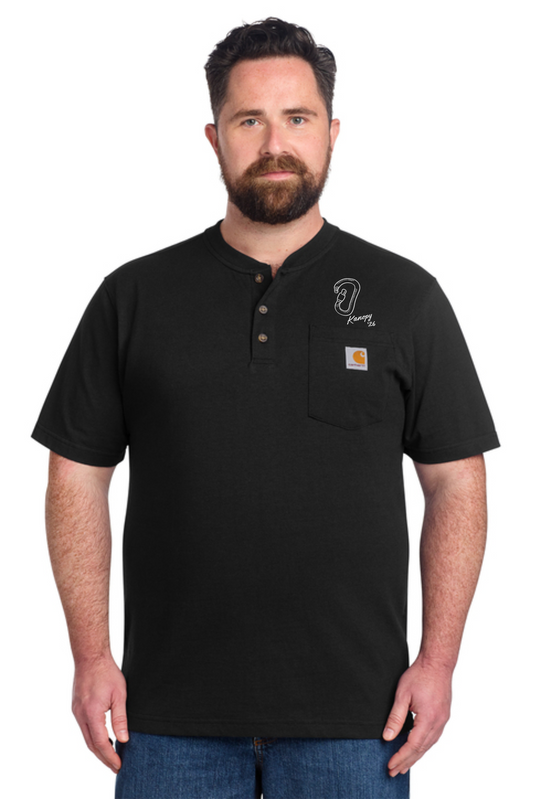 Carhartt Henley Tee - Black
