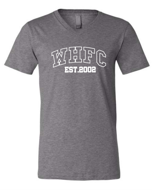 WHFC Outline V Neck Tee