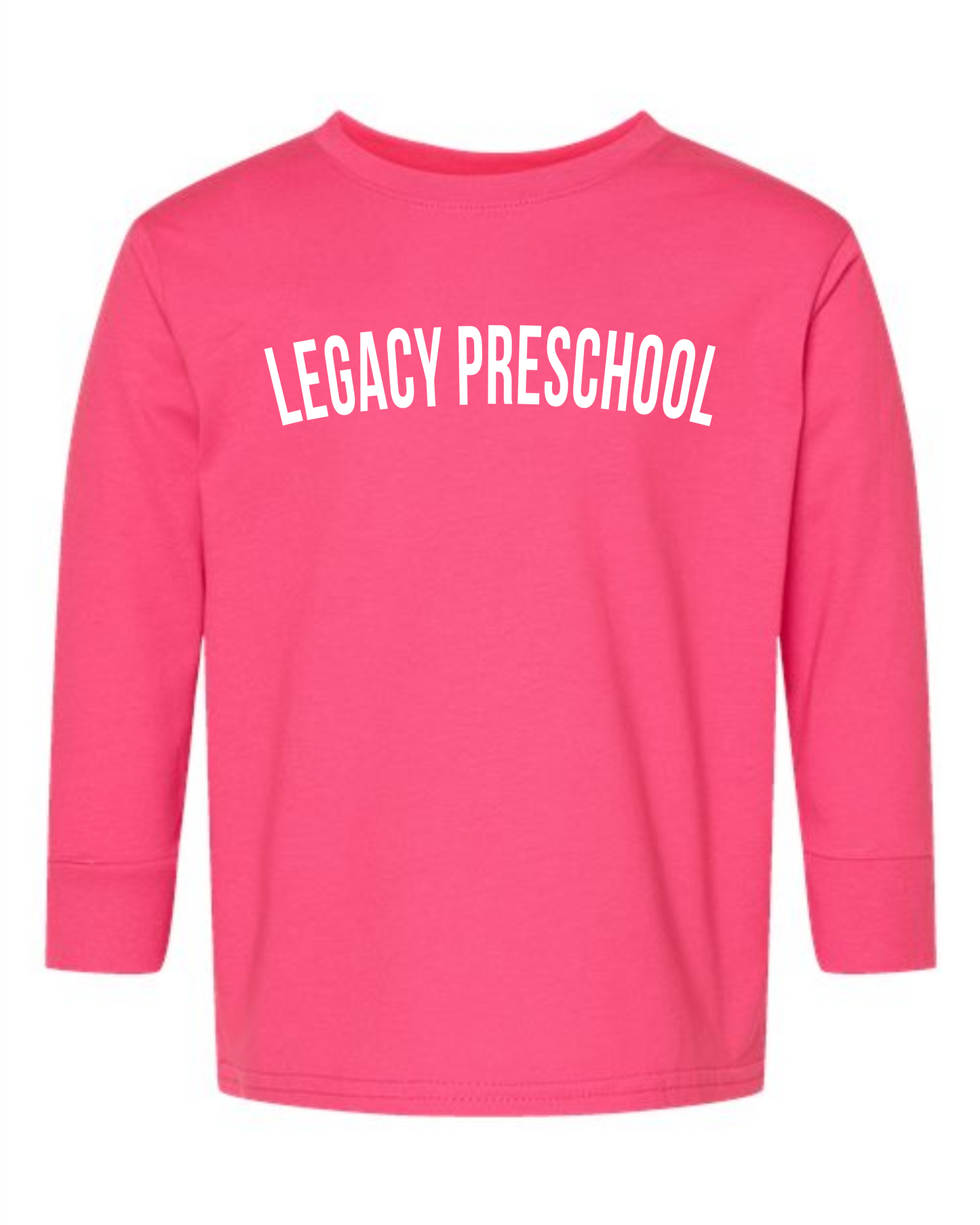 Toddler Long Sleeve Preschool Tee