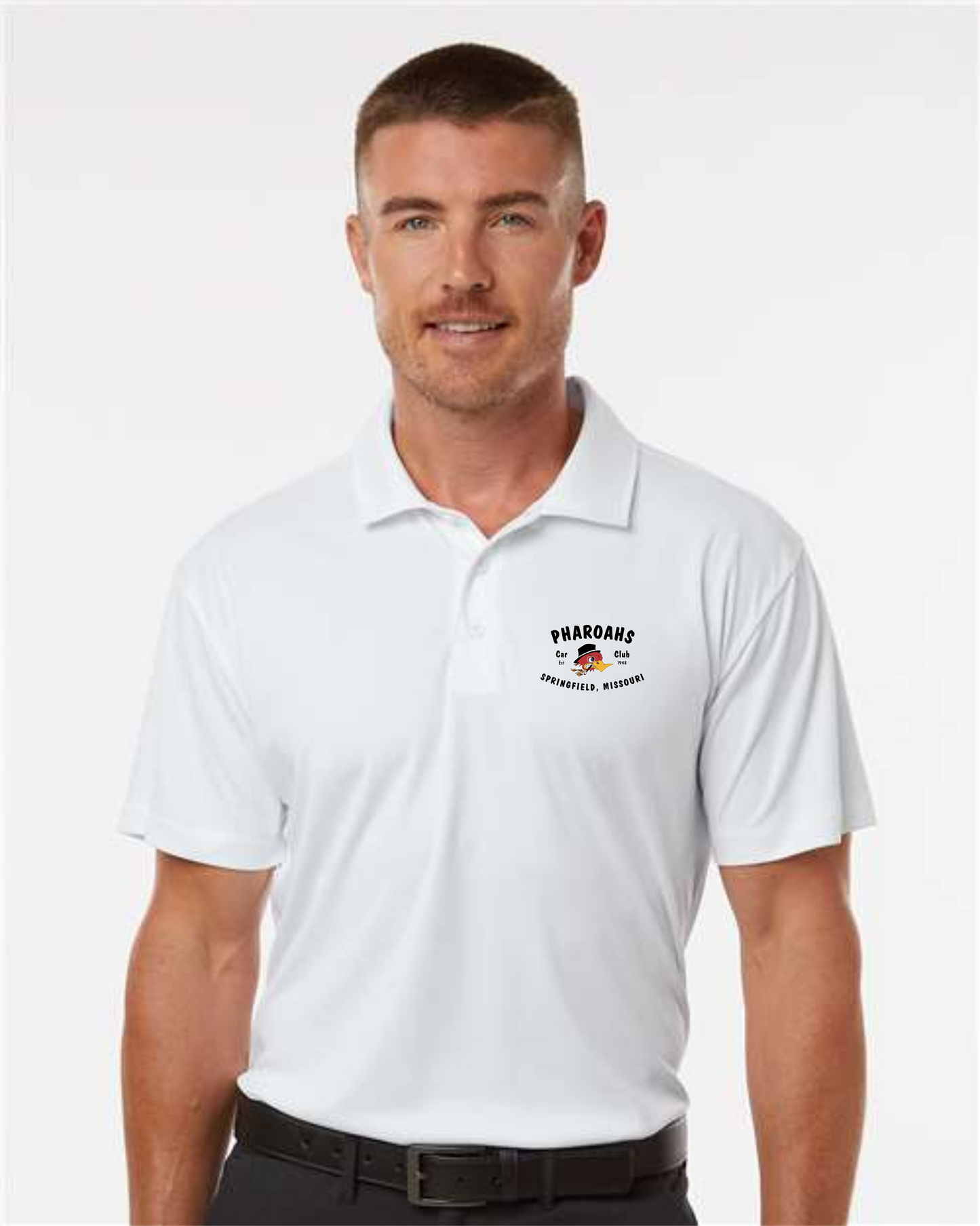 Men's fit performance UPF 50 Polo