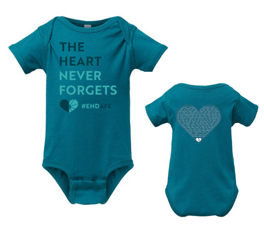 Heart Never Forgets Infant Bodysuit