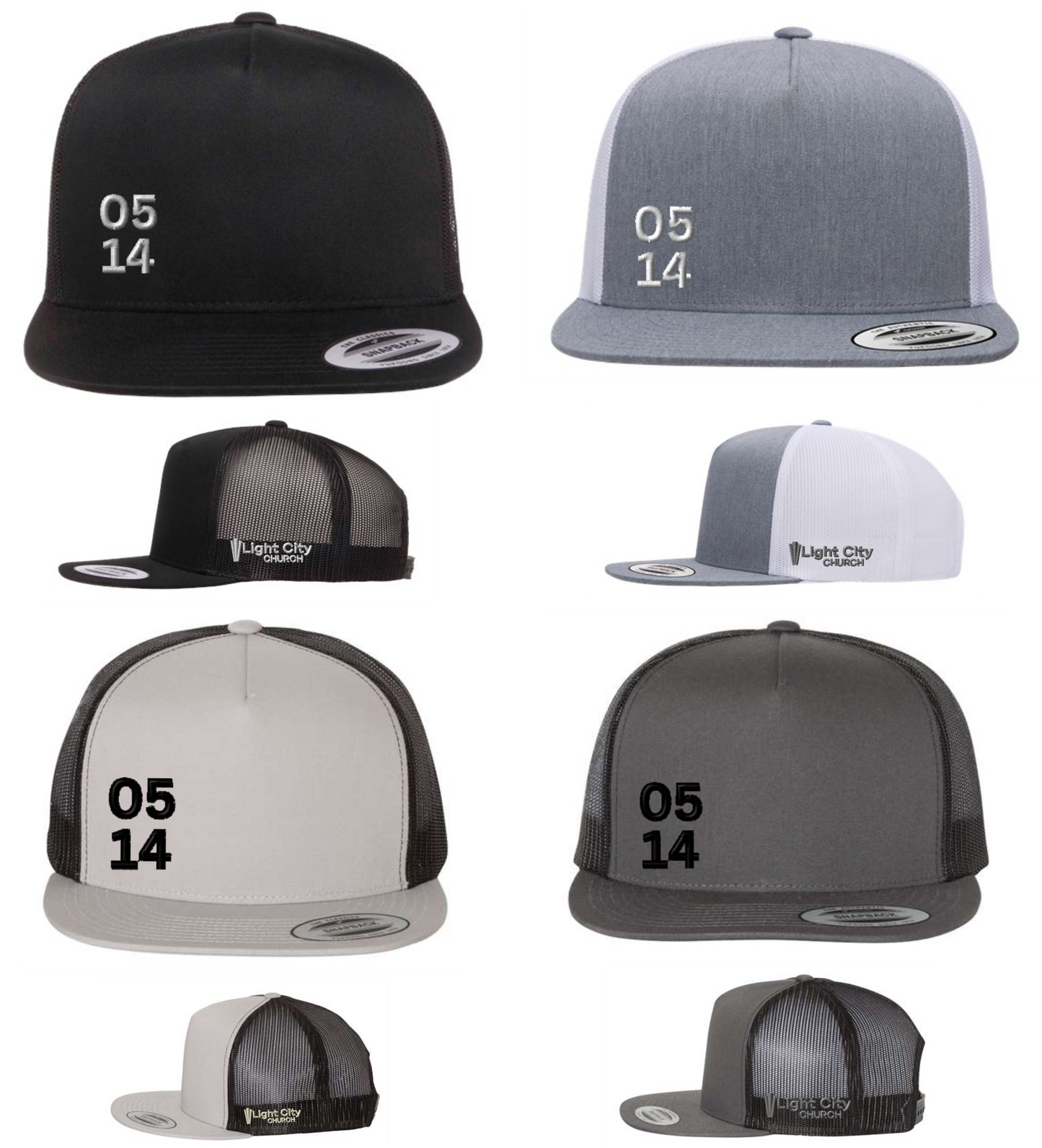 0514 Flat Bill Trucker Cap