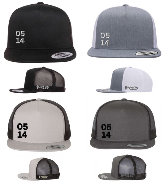 0514 Flat Bill Trucker Cap