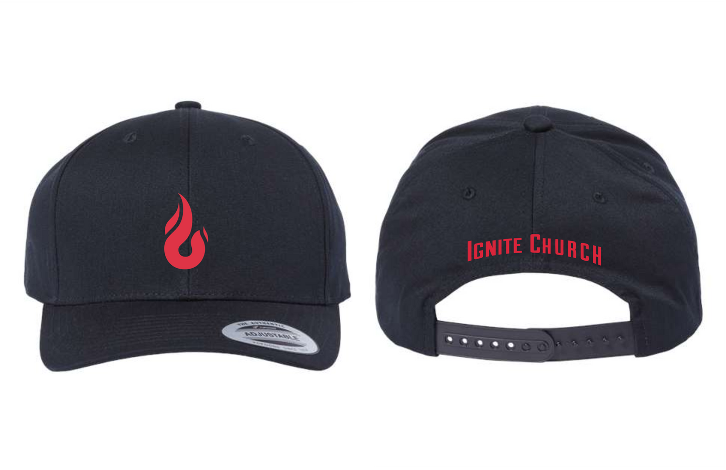 Icon Logo Structured Solid Snapback Cap