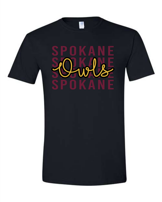 Spokane Script Tee