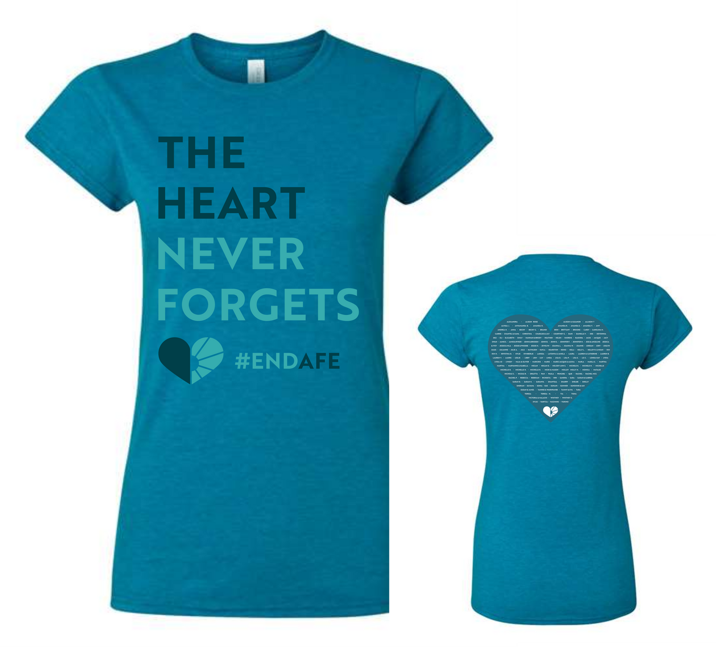 Heart Never Forgets Women's Tee