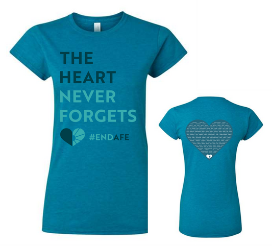 Heart Never Forgets Women's Tee