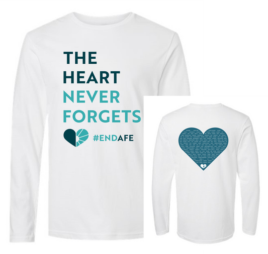 Heart Never Forgets Unisex Long Sleeve Tee