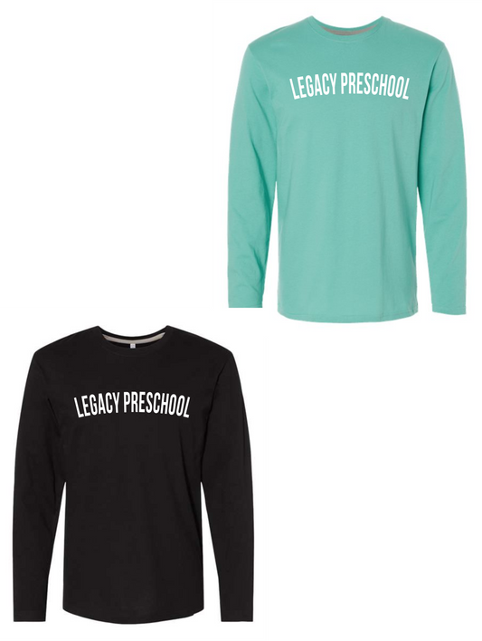 Adult Long Sleeve Preschool Tee