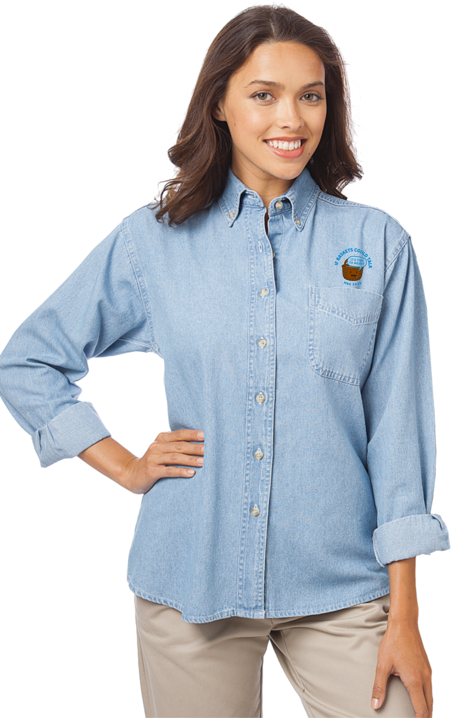 Long Sleeve Denim Shirt