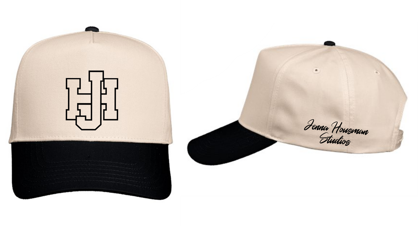 Varsity Letter Structured Two Tone Cap