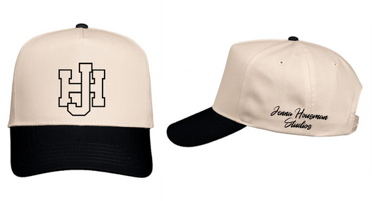 Varsity Letter Structured Two Tone Cap