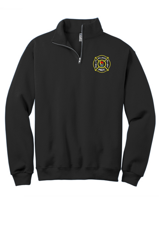 Cadet Collar 1/4 Zip Pullover (EMBROIDERED LOGO)