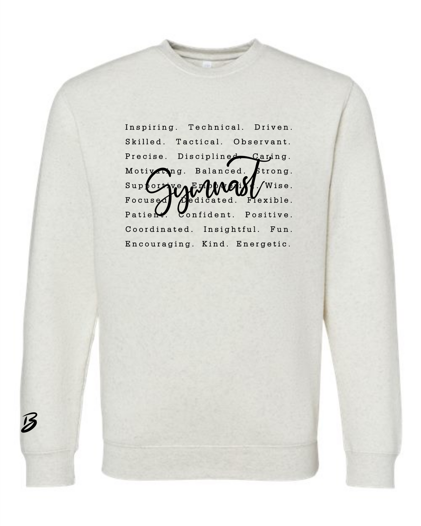 Ivory Heather Crewneck Sweatshirt
