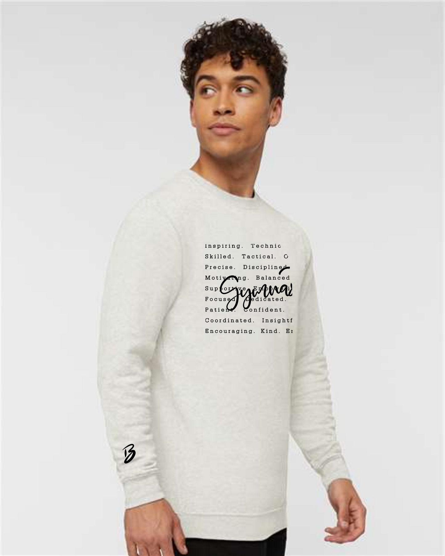 Ivory Heather Crewneck Sweatshirt